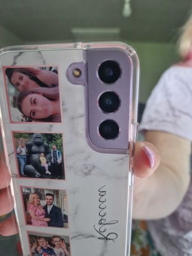 Customer photo review of Marble Photo Strip Personalised Protective Samsung Galaxy Case