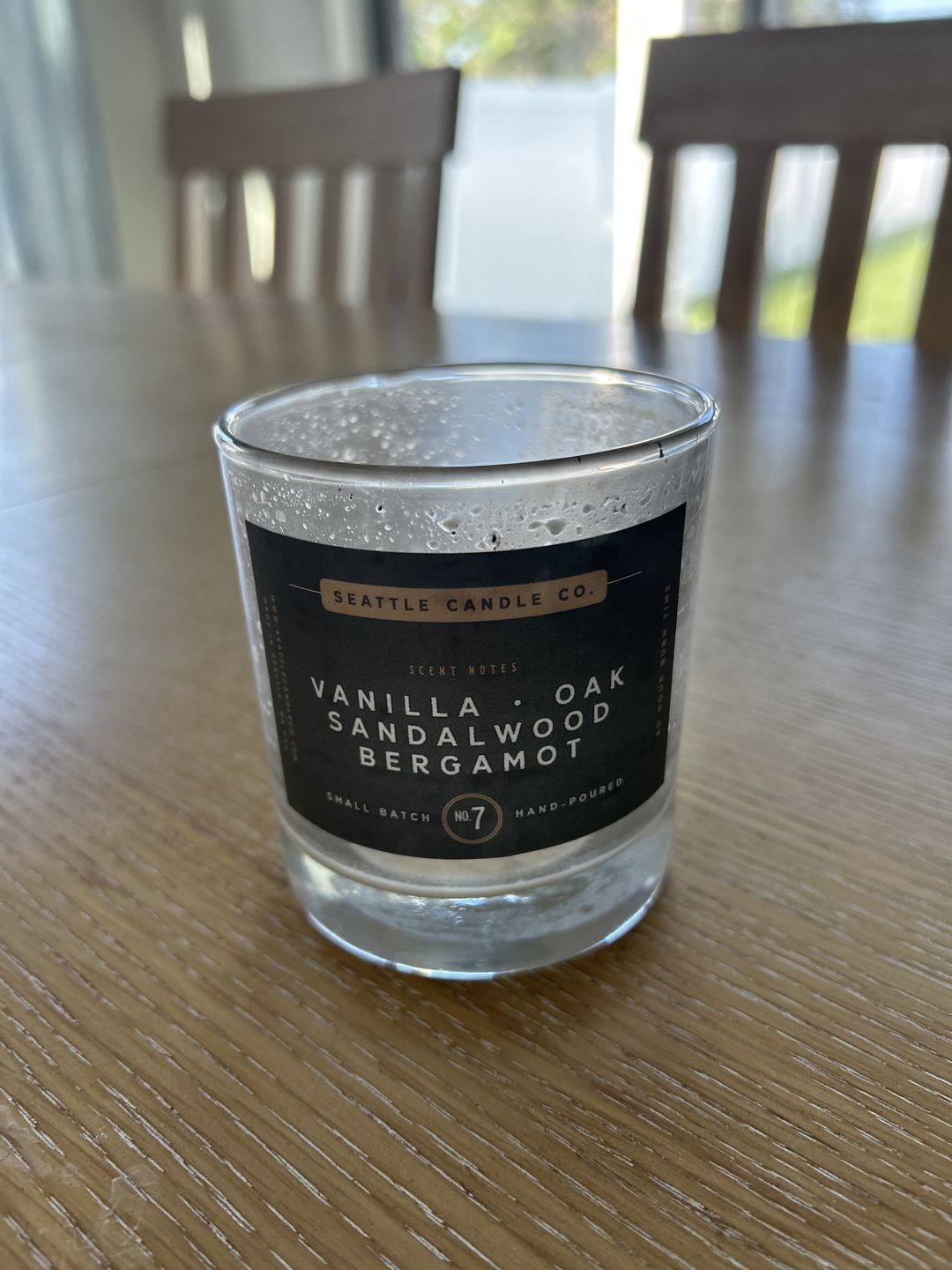 Customer photo review of Vanilla + Sandalwood