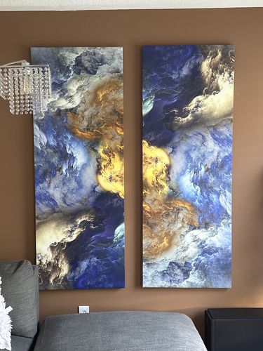 Customer photo review of 'Faith' Framed Canvas