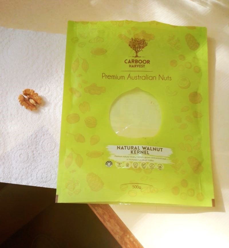 Customer photo review of Raw Australian walnut