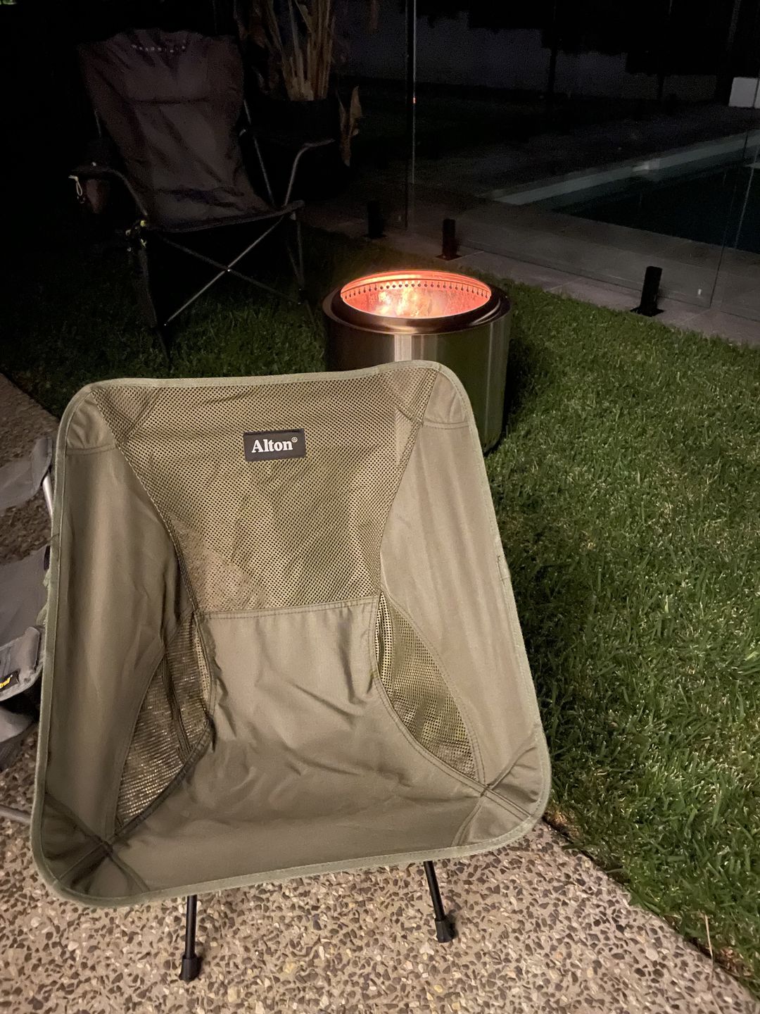 Customer photo review of Lightweight Camp Chair