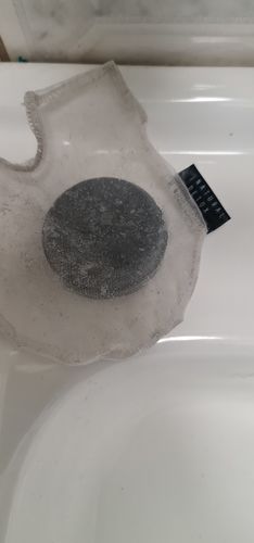 Customer photo review of Shampoo anticaspa en barra