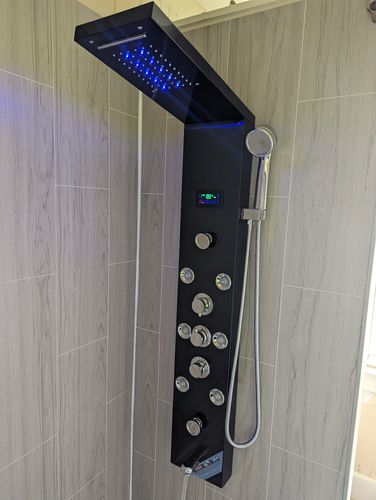 Customer photo review of Zen Falls™ Shower Unit | The Calming Shower