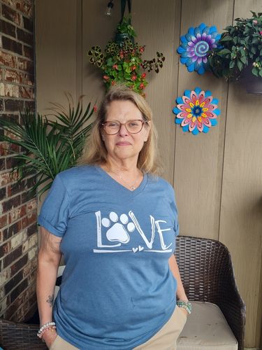 Customer photo review of Dog Love V-Neck - Project 2520