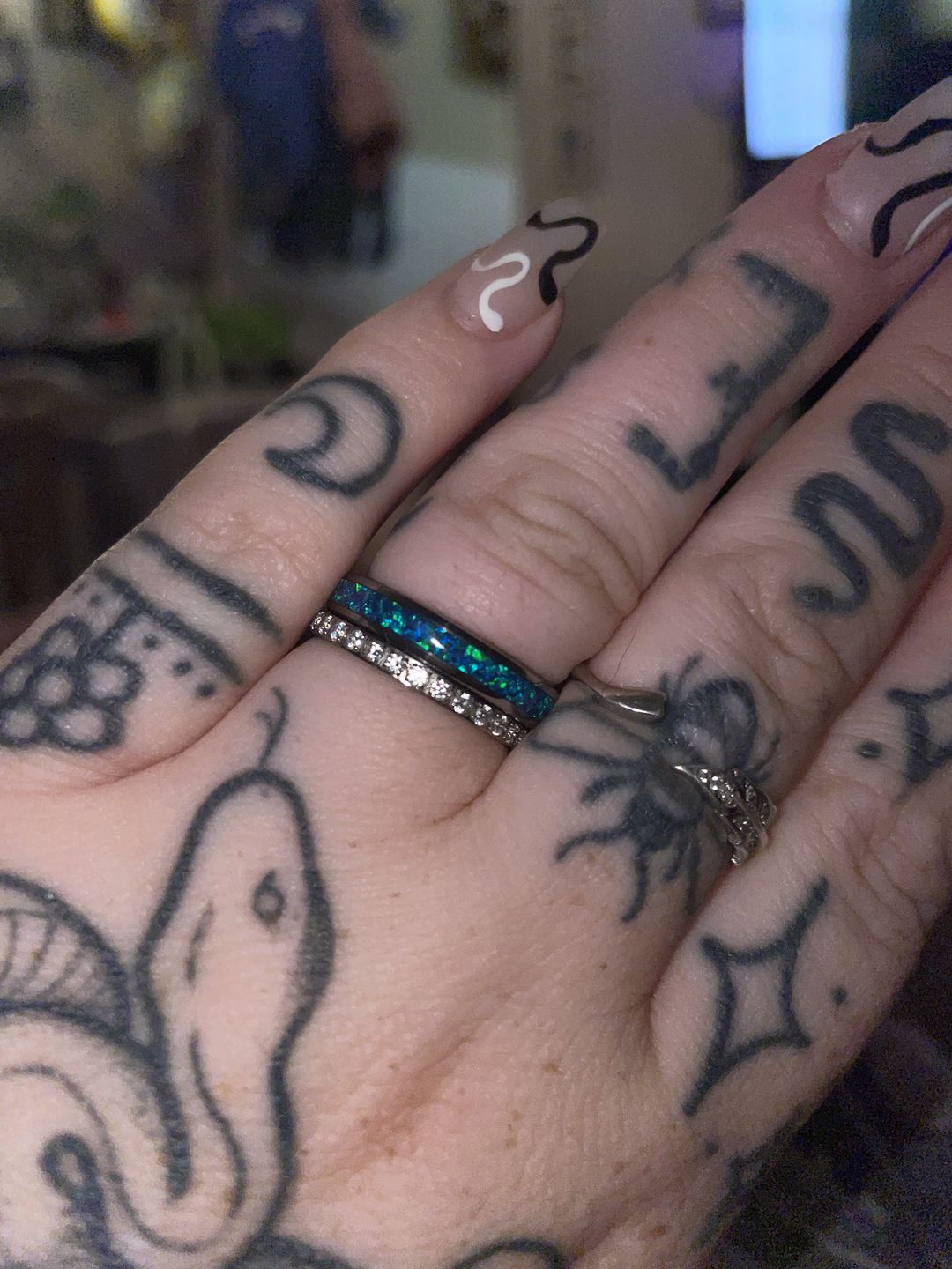 Customer photo review of Original 2mm Full Glitz Ring