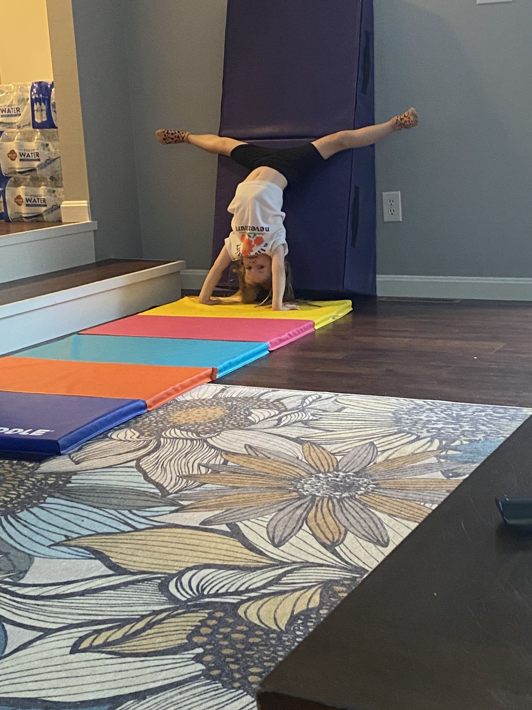 Customer photo review of Gymnastics Tumbling Cheese Wedge Mat (S/M/L)
