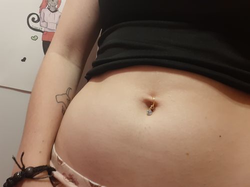 Customer photo review of Faux piercing Lisa