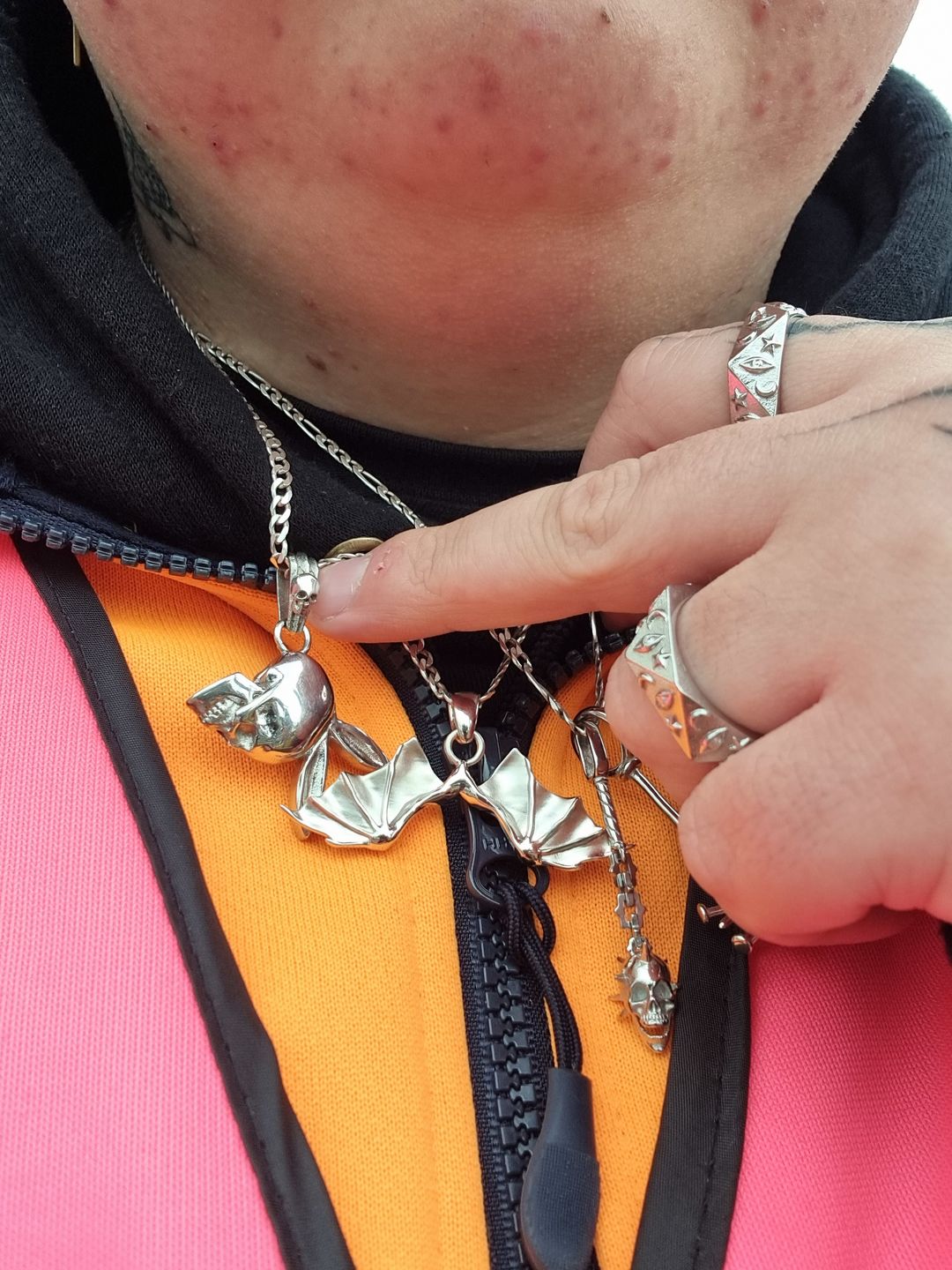 Customer photo review of DEATHWING PENDANT