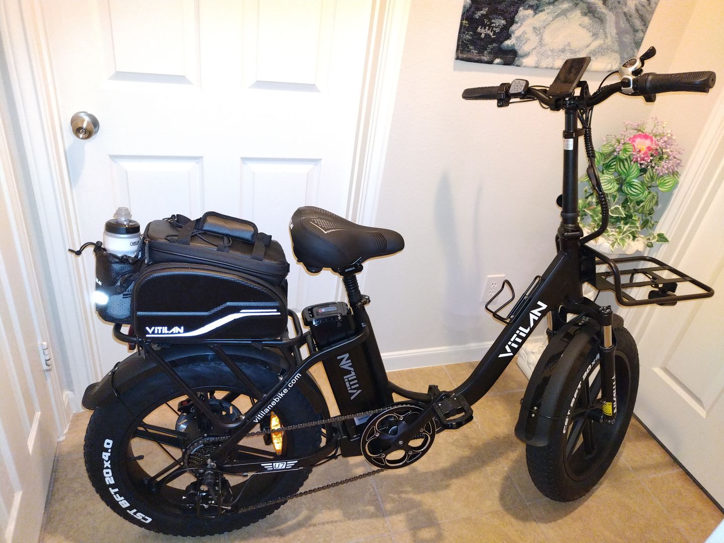 Customer photo review of U7 Step-thru Foldable Fat Tire Electric Bike
