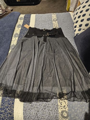 Customer photo review of French Grey fashion Patchwork Tulle Skirts Spring