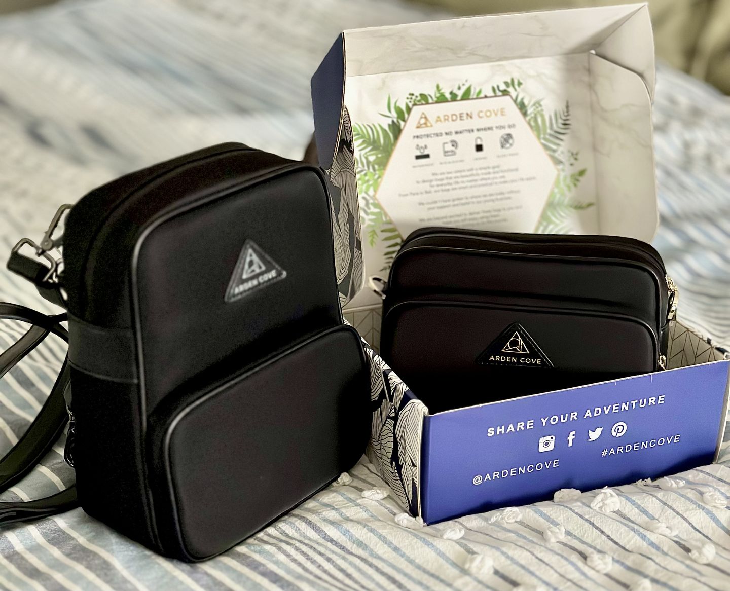 Customer photo review of Carmel Convertible Backpack and Crossbody