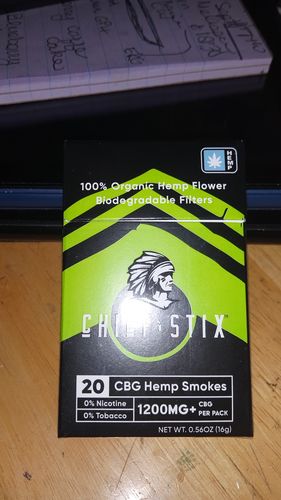 Customer photo review of Chief Stix CBG Regular Smokes (20ct/pack)