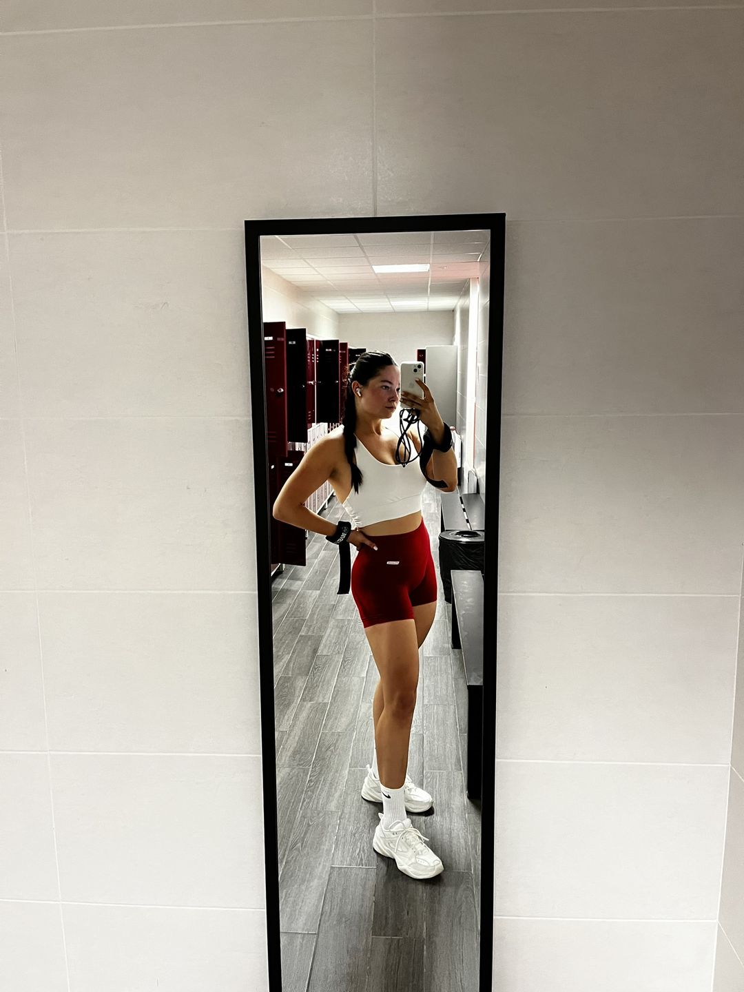 Customer photo review of Shorts CALIPSO Rosso Lampone Costine