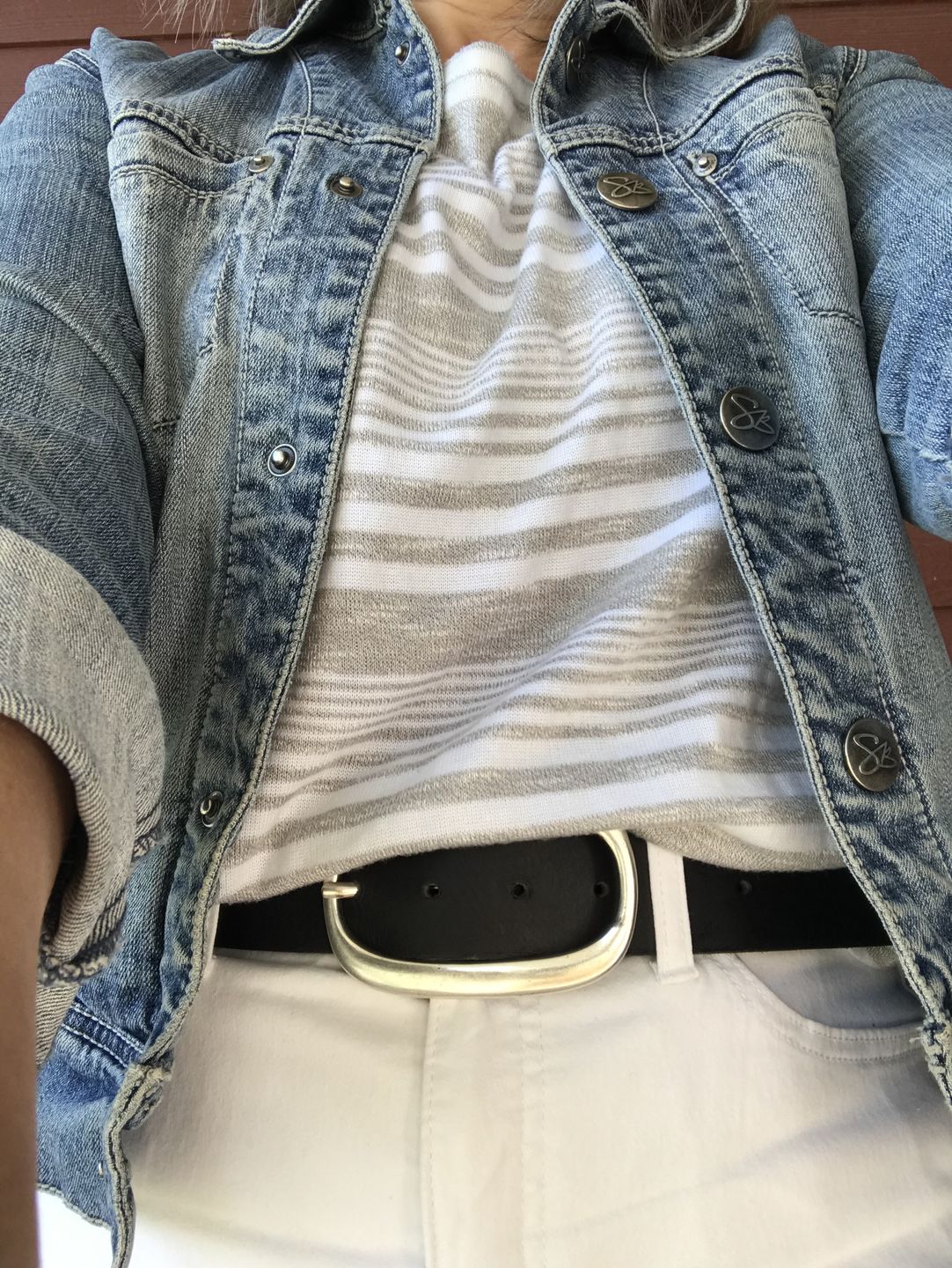 Customer photo review of Design Your Own Belt - Women's Full Grain Leather Belt