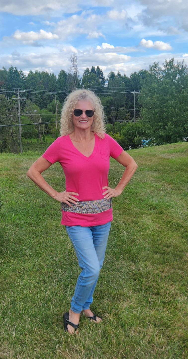 Customer photo review of Celestial Pocketed Wrap