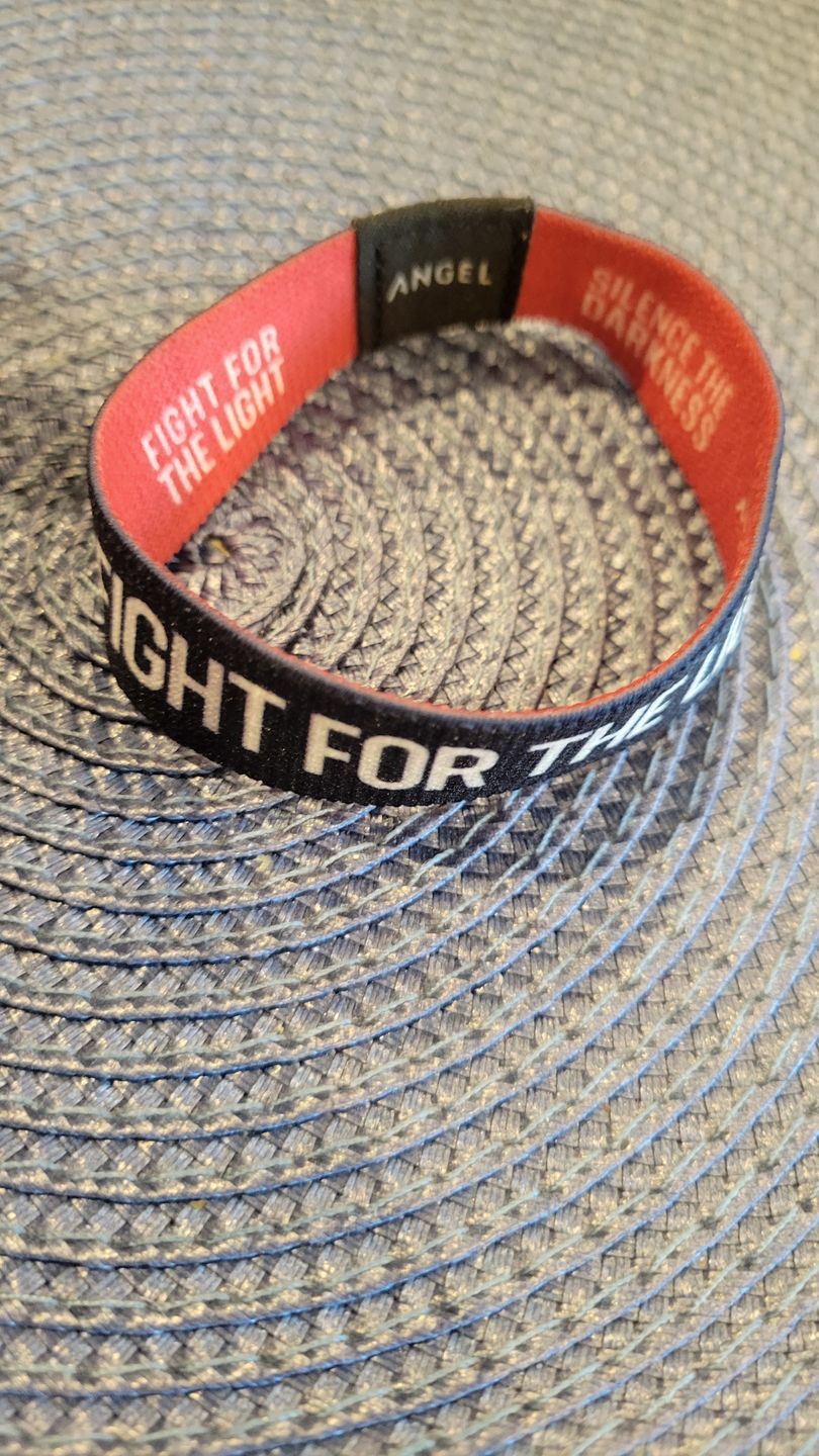 Customer photo review of Sound of Freedom Elastic Wristband