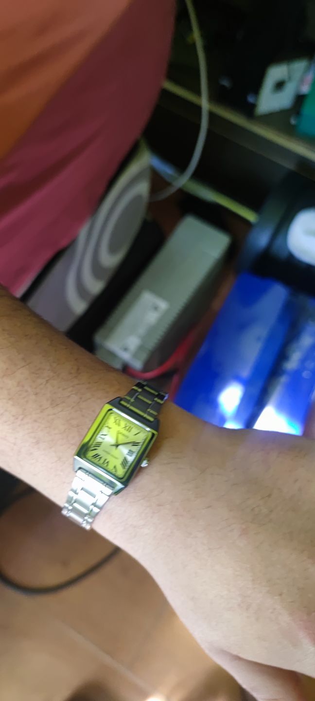 Customer photo review of Reloj Casio Tank Análogo LTP-V007D-7BUDF Acero Dial Plata