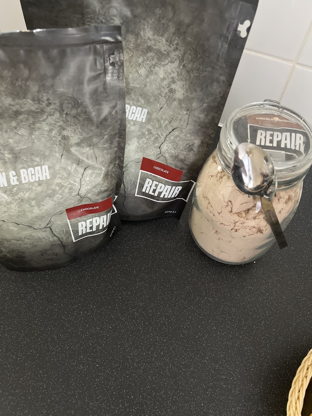 Customer photo review of Repair High Protein Powder