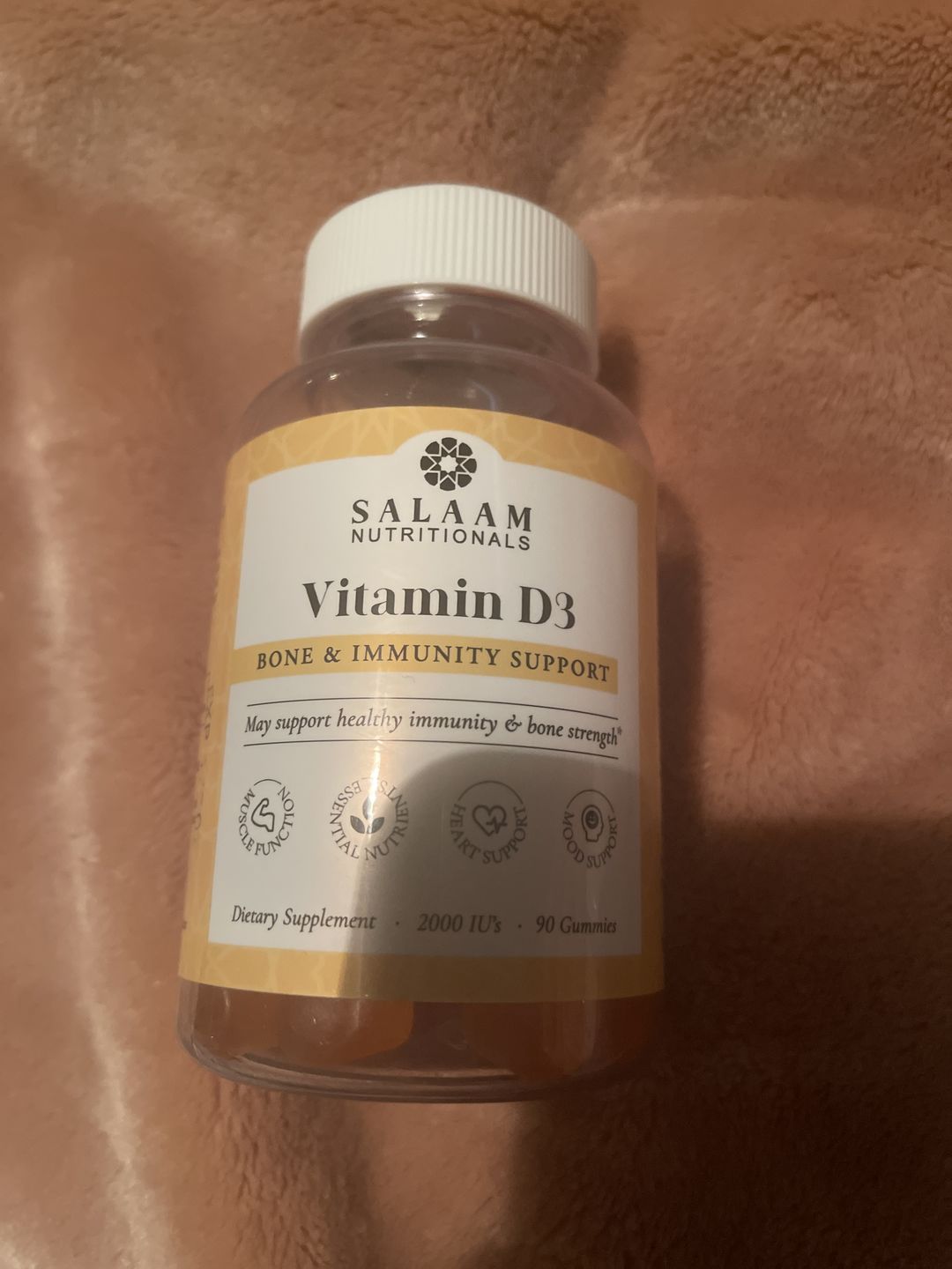 Customer photo review of Vitamin D3 Gummy Vitamins (90 count)