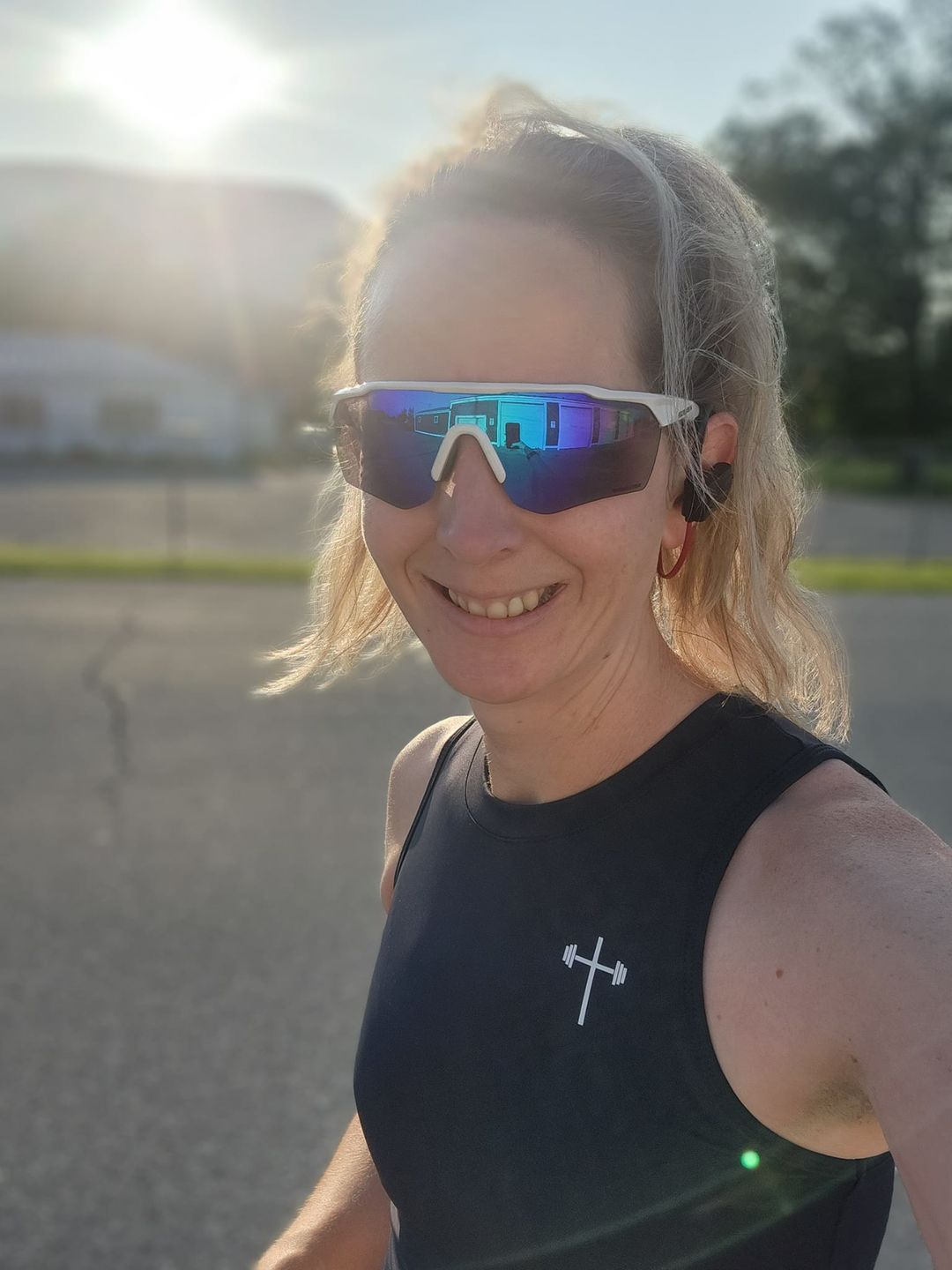 Customer photo review of Combat Top - Navy Blue