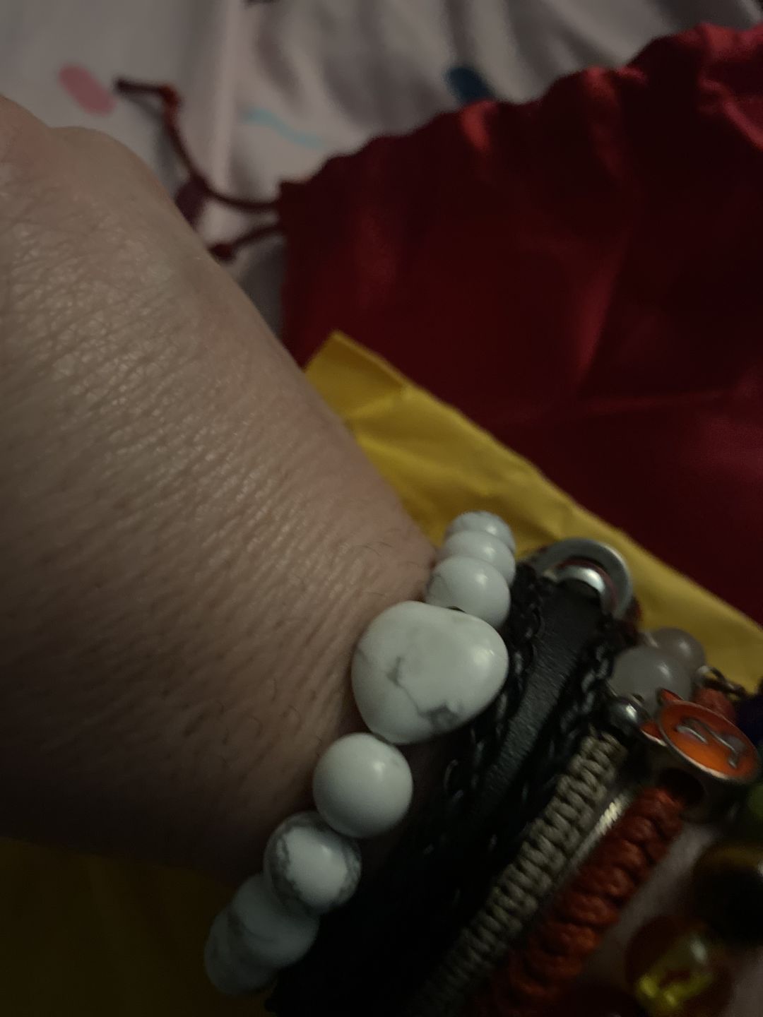 Customer photo review of Blue Apatite Energy Bracelet