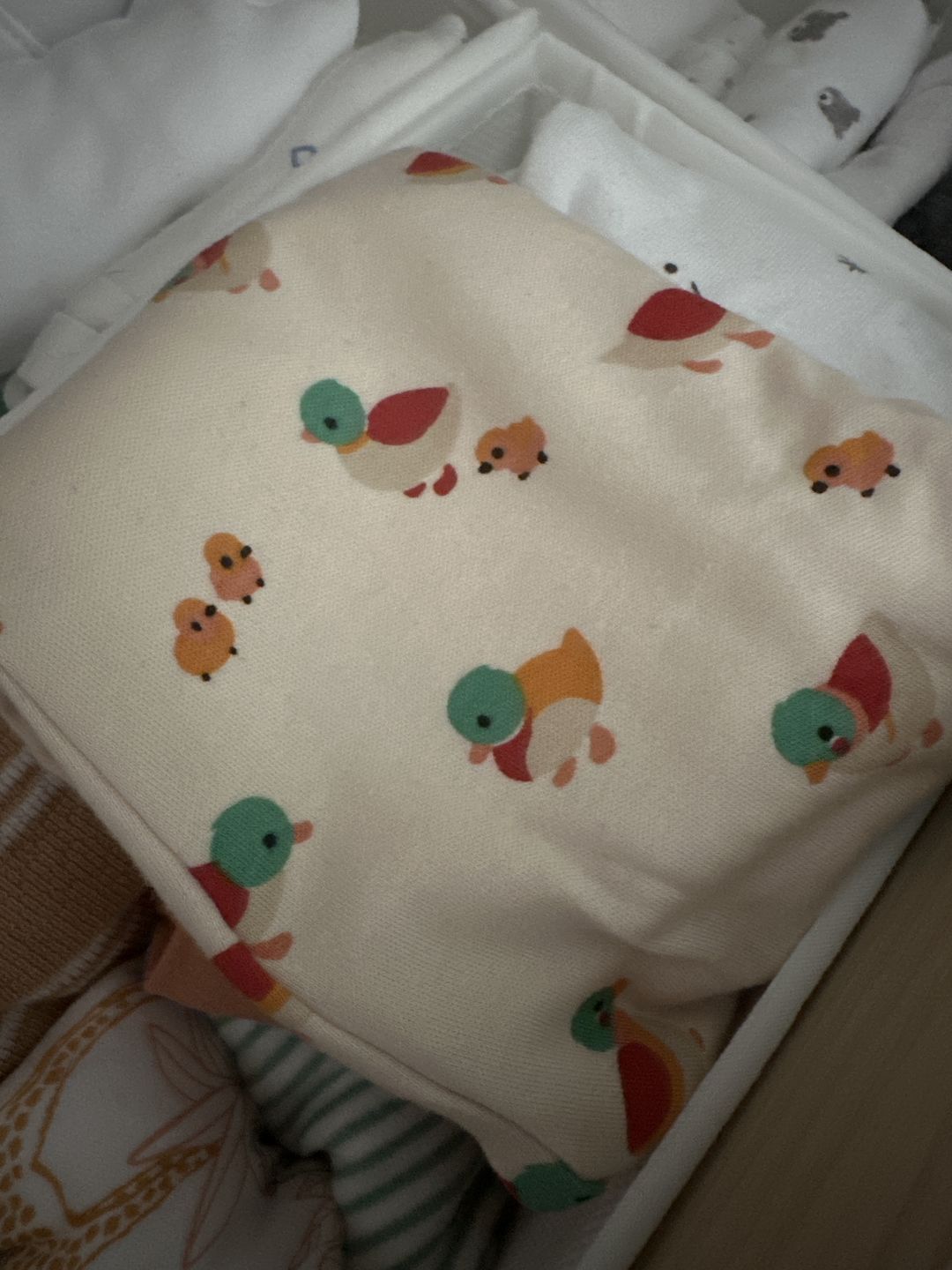 Customer photo review of Weather For Ducks Organic Babygrow