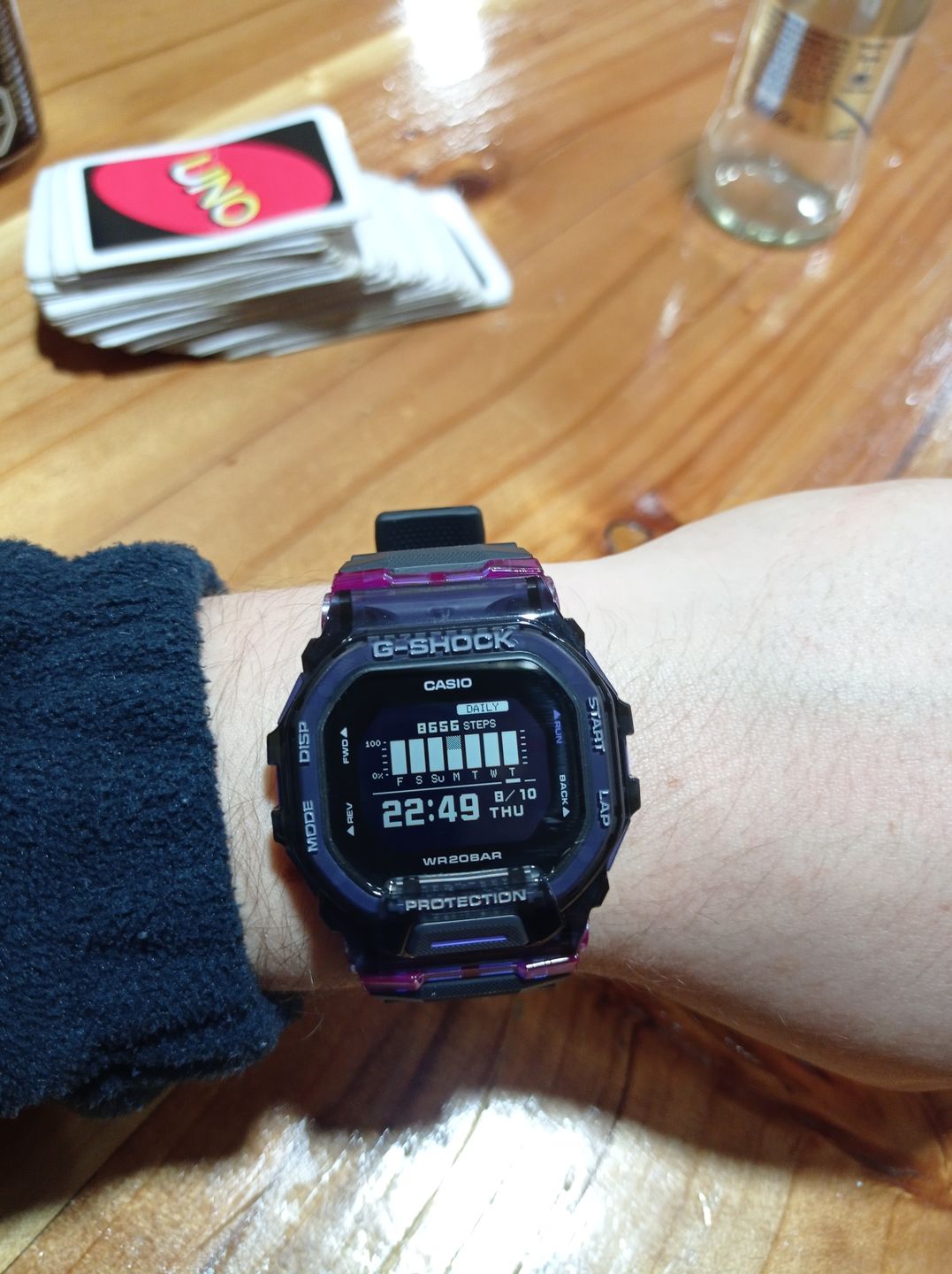 Customer photo review of Reloj Casio G-Shock G-SQUAD GBD-200SM-1A6DR Bluetooth