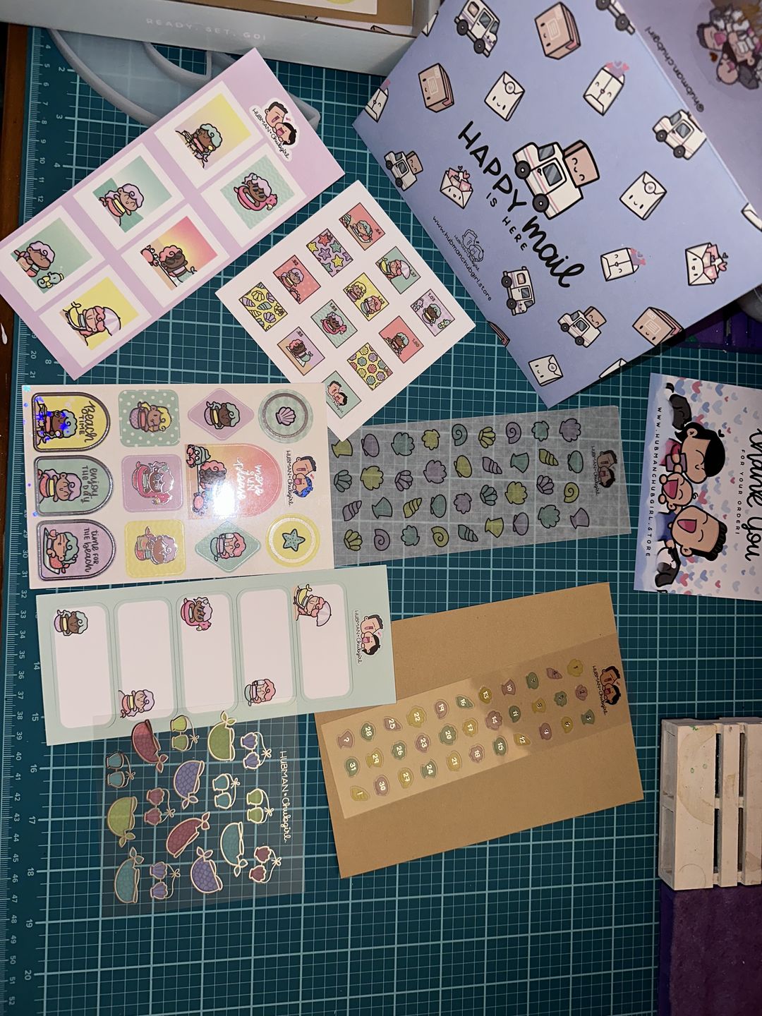 Customer photo review of Summer Mermaids Variety Sticker Pack