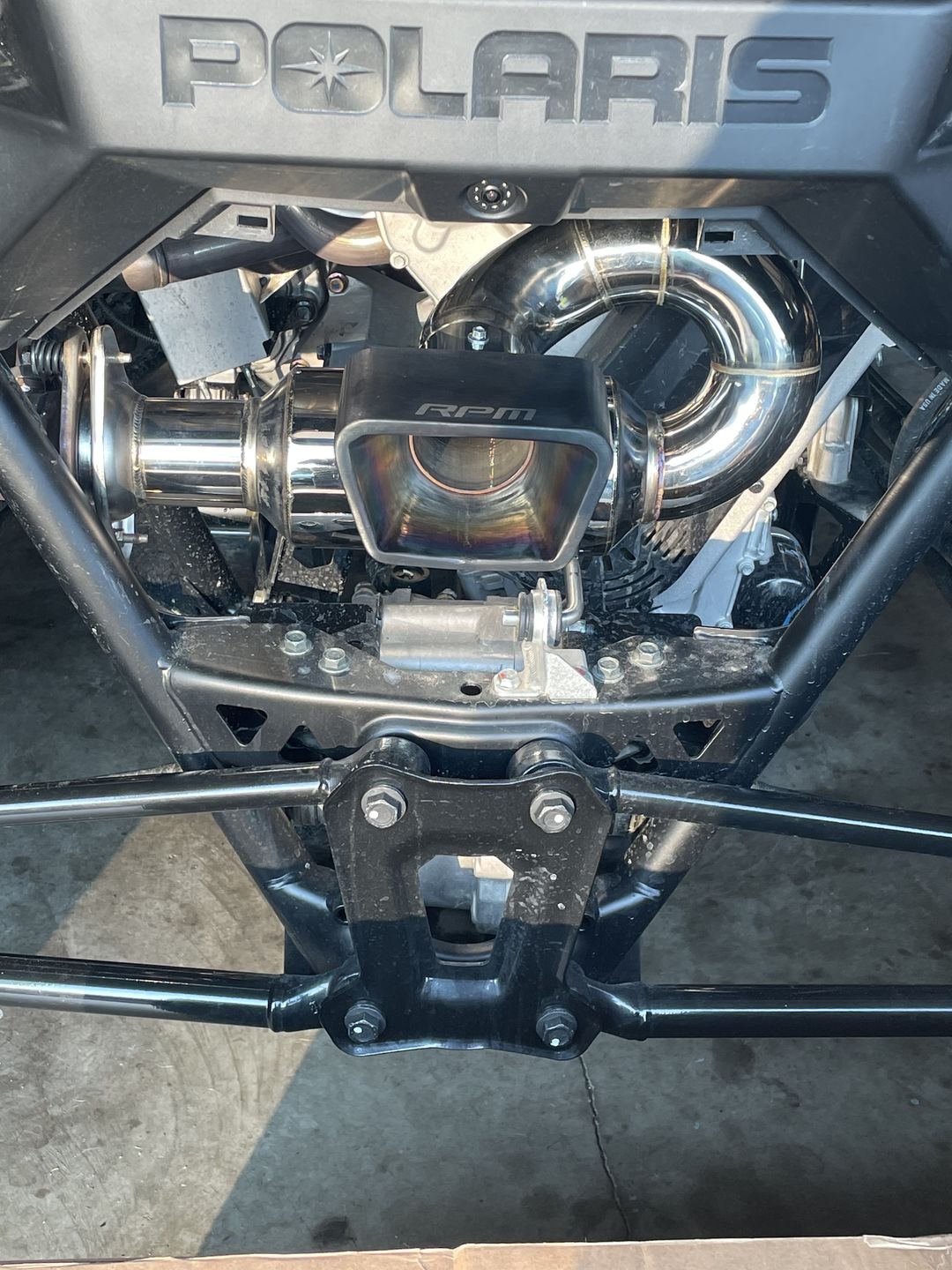 Customer photo review of Polaris RZR Pro R RPM 3" Sport Muffler W/ 3" Tip