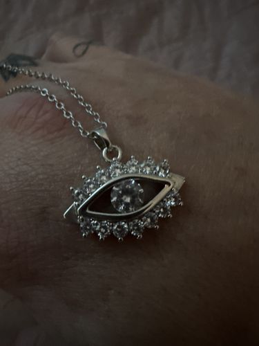 Customer photo review of Evil eye necklace