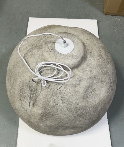 Customer photo review of Wabi-Sabi Bell-Shaped Pendant Lighting