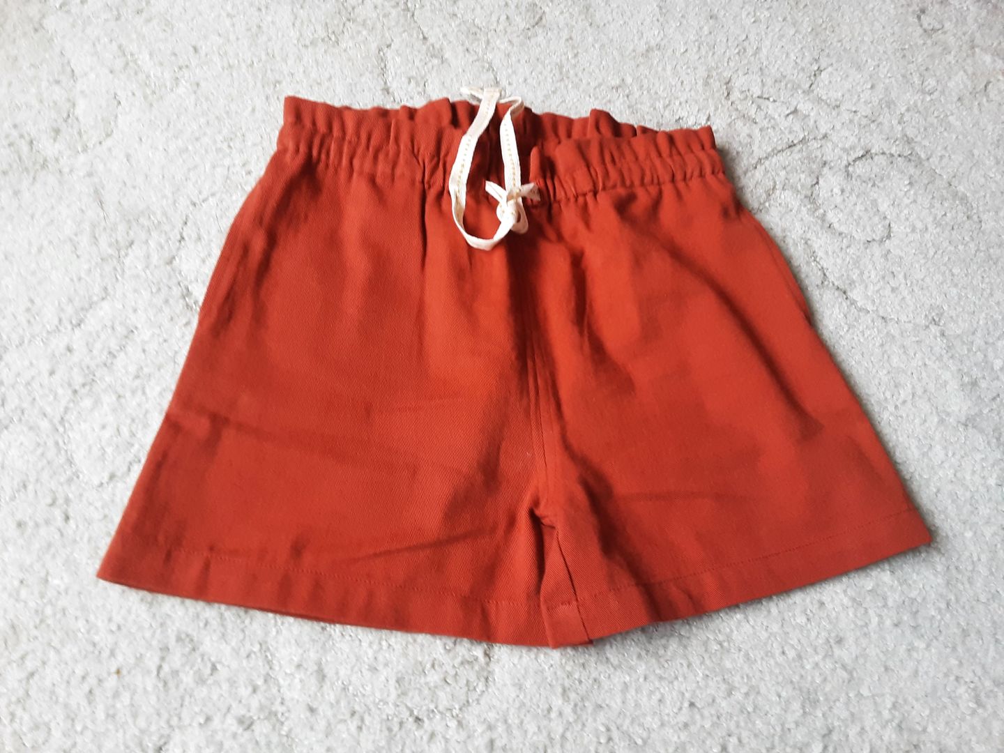 Customer photo review of Soft Red By The Sea Twill Shorts