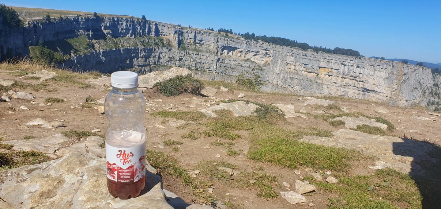 Customer photo review of Hustee 5dl Karton à 24Stk. (CHF 1.80 pro Flasche)