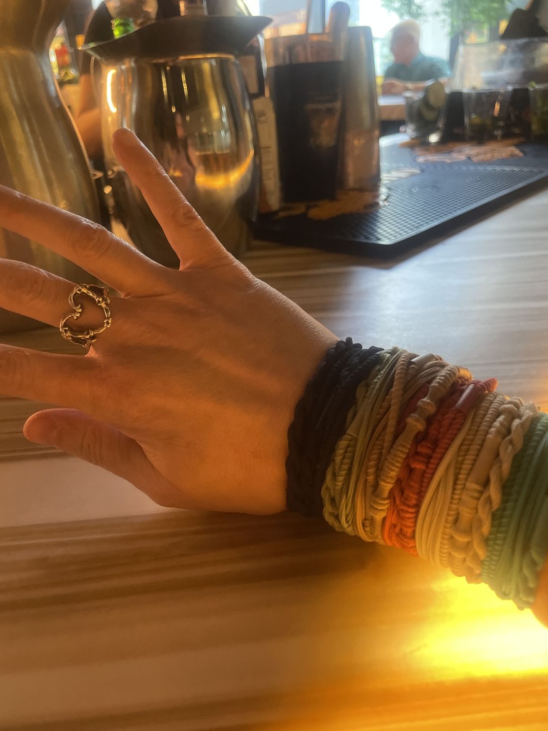 Customer photo review of Boho Hair Ties