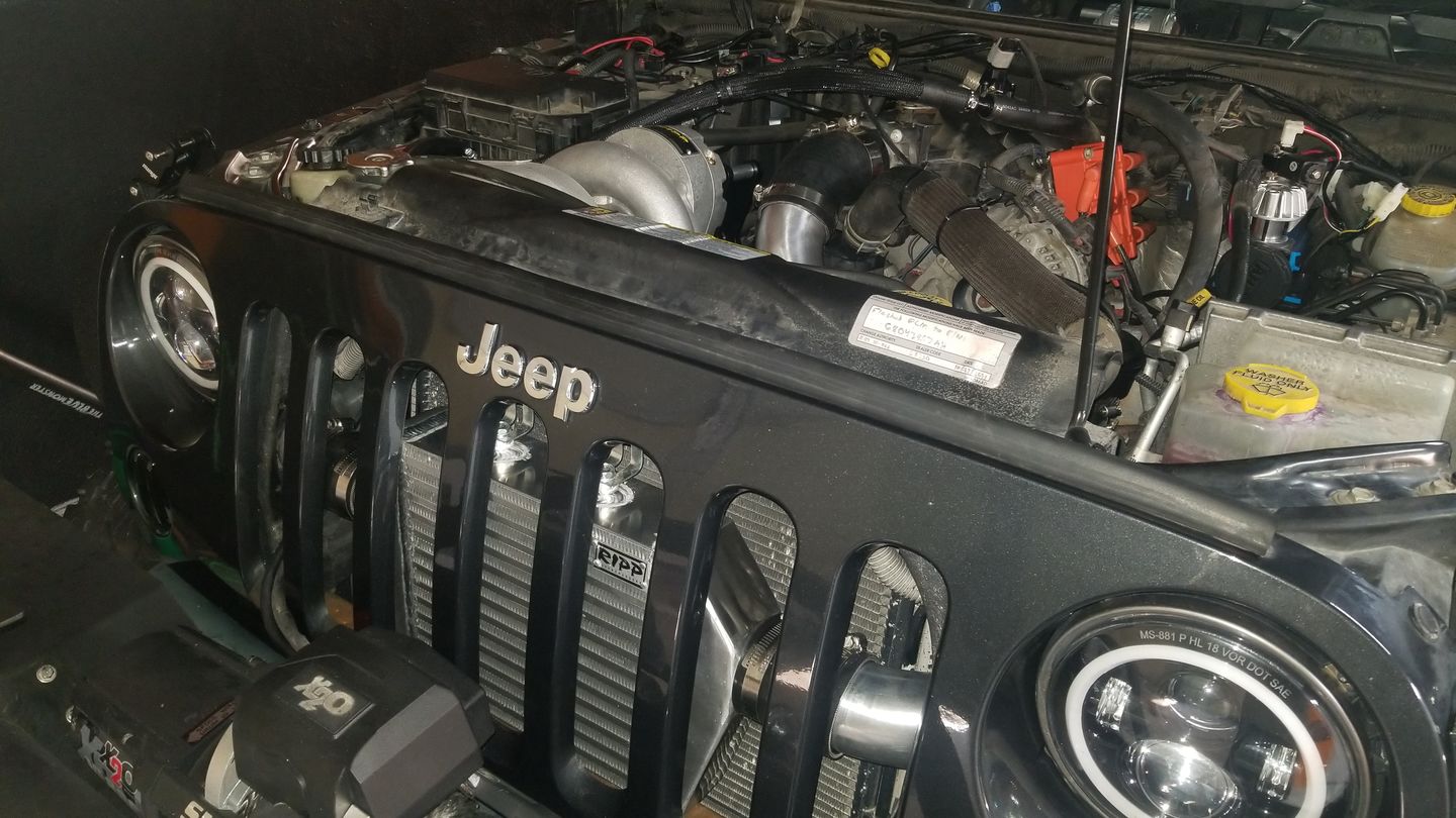 Customer photo review of 2007 - 2011 Jeep Wrangler Supercharger Kit