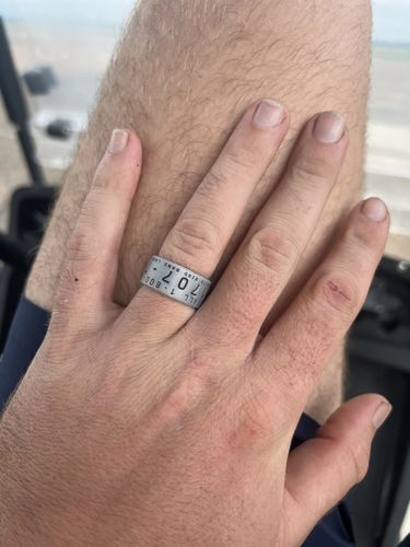 Customer photo review of Men's Silicone Duck Band Ring