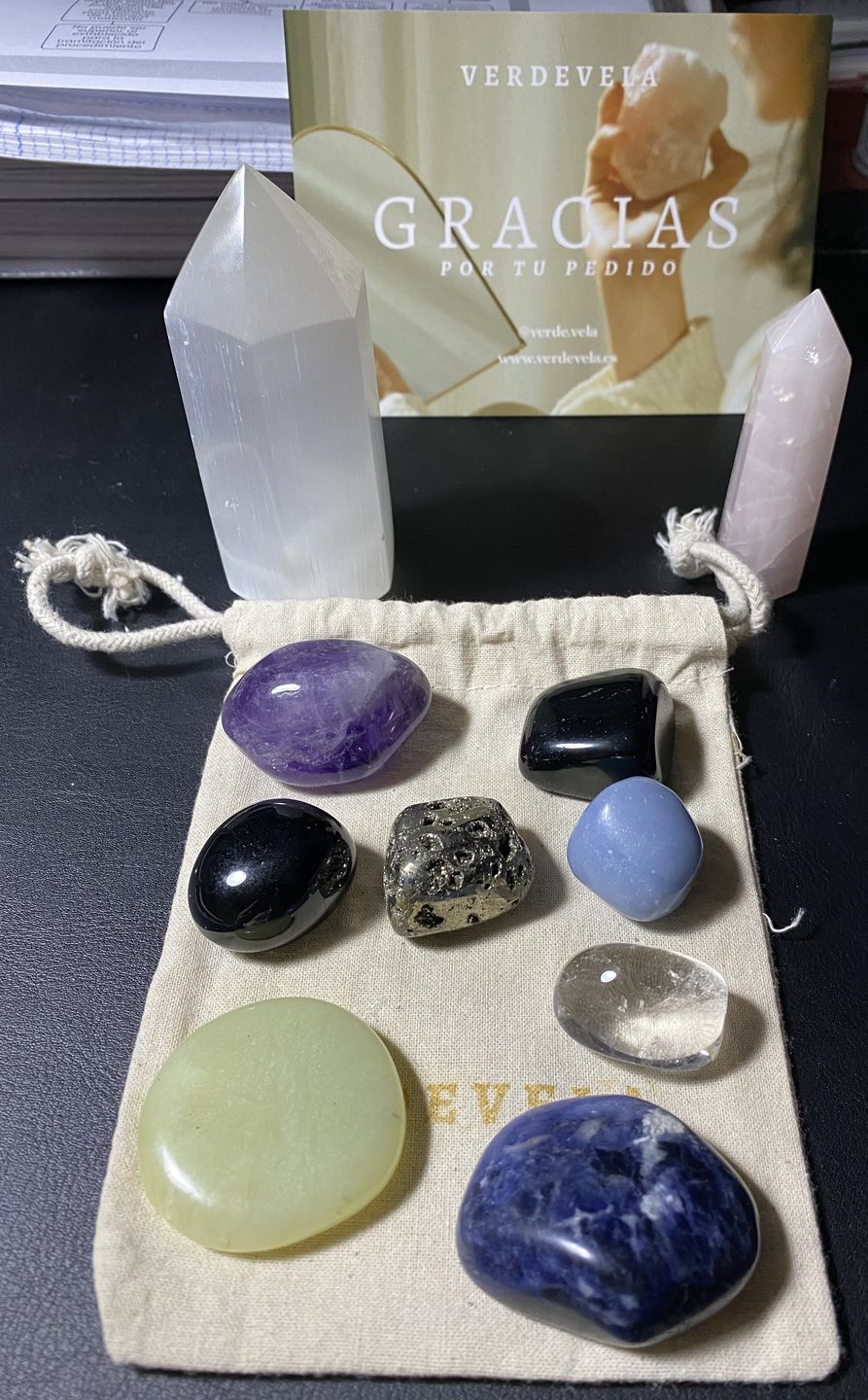 Customer photo review of Generador de Selenita | Espiritualidad - Limpieza