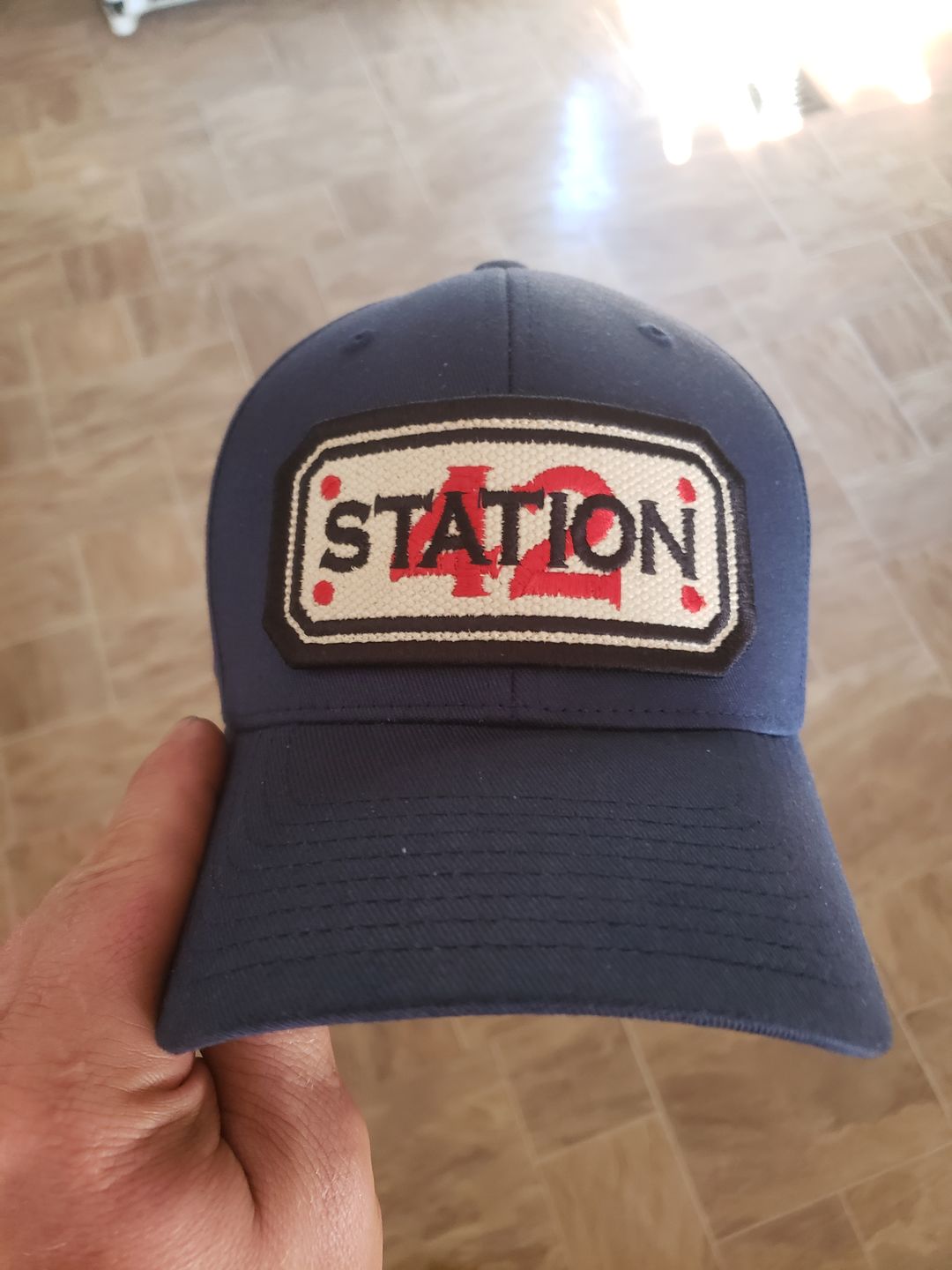 Customer photo review of LAYOVER DESIGN with custom back of hat