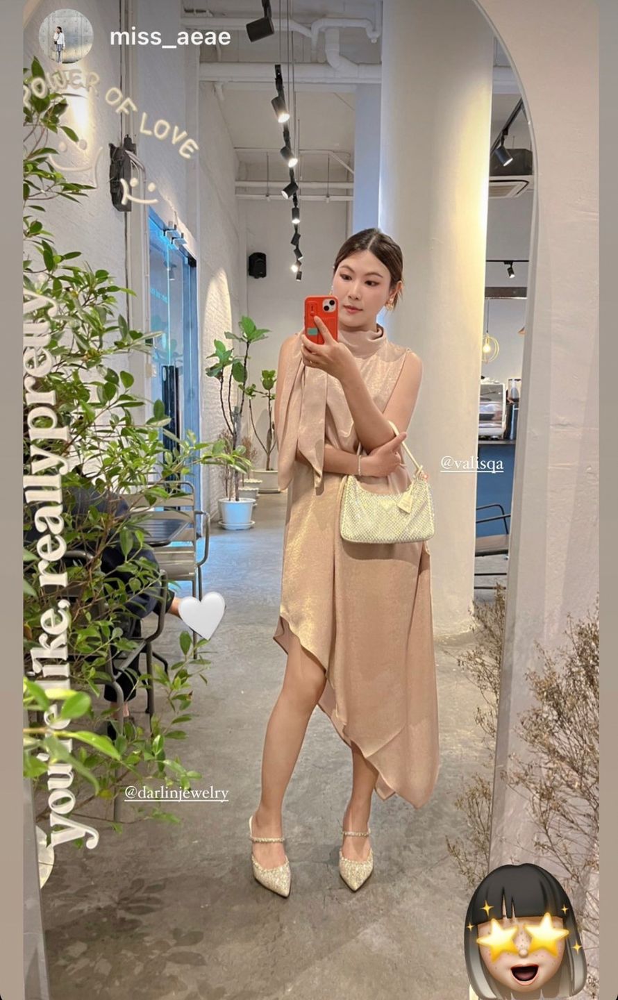 Customer photo review of SILVER-BEIGE GREDIENT DARLIN SIGNATURE