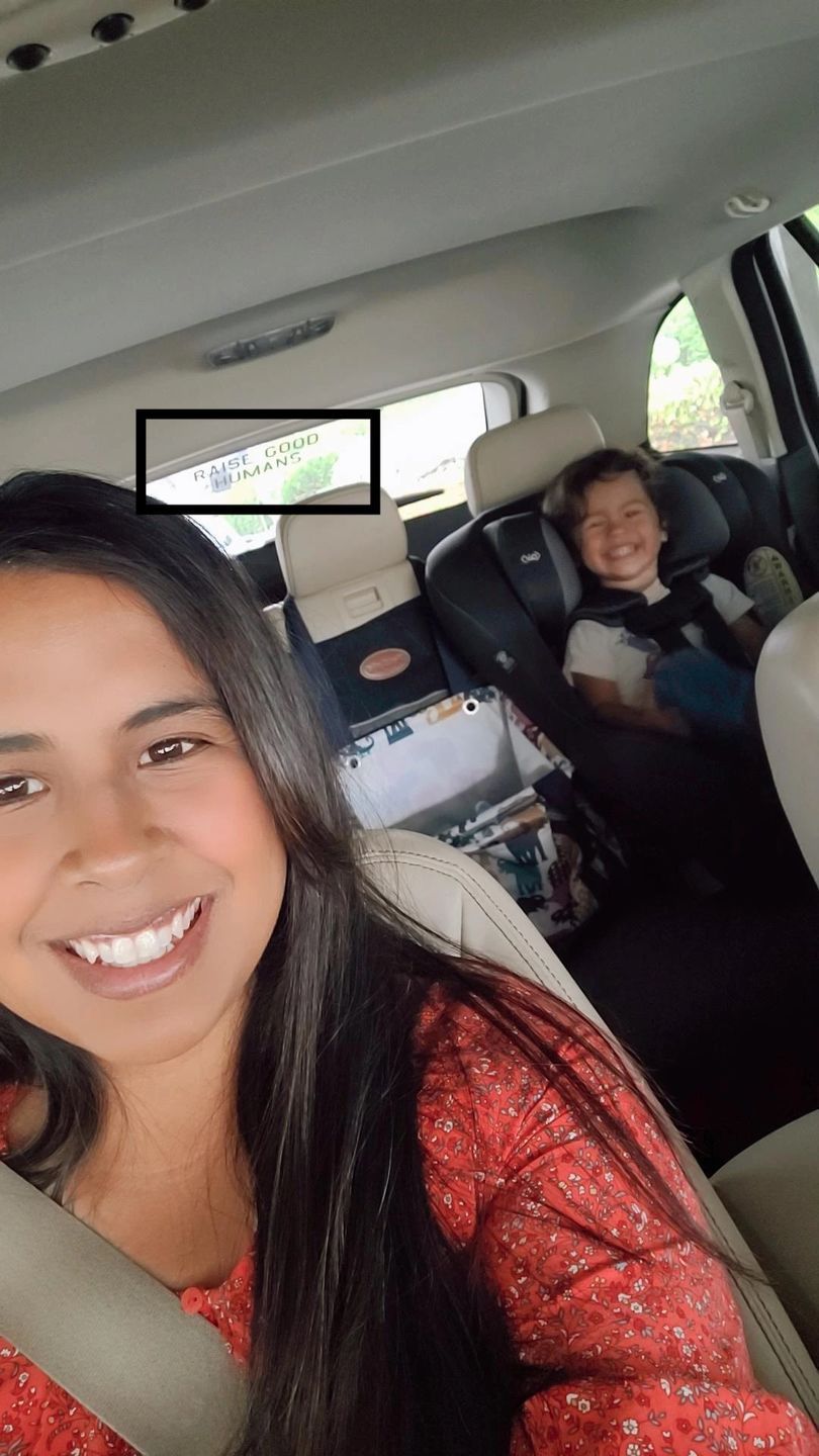 Customer photo review of RAISE GOOD HUMANS® Decal