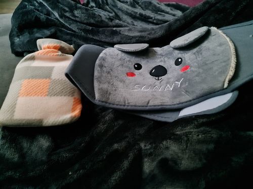 Customer photo review of Wärmtasche Olaf - inkl. Gratis Wärmflasche