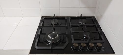 Customer photo review of Parrilla Gas Cristal Templado 4 Quemadores Estufillas Hogar