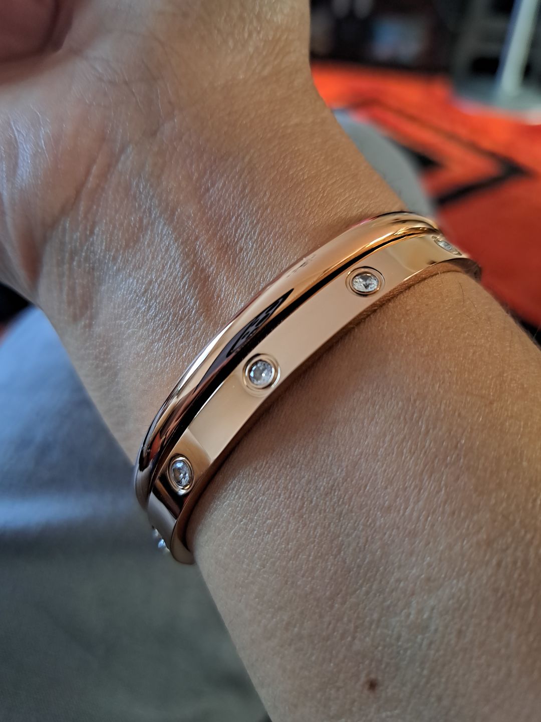 Customer photo review of IT’S DESIGNER BRACELETS | Tarnish Free | Stainless Steel | Bracelet (1 piece)