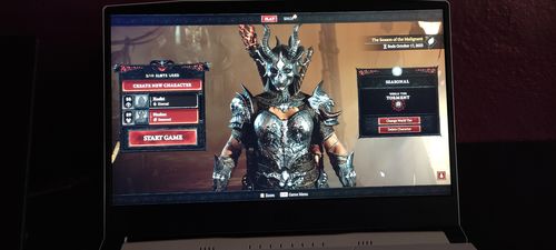 Customer photo review of Laptop MSI Sword 15.6" 144hz Gaming, Intel Core i7,  NVIDIA GeForce RTX 3060 , 1TB SSD, 16GB Memory SWORD1512605