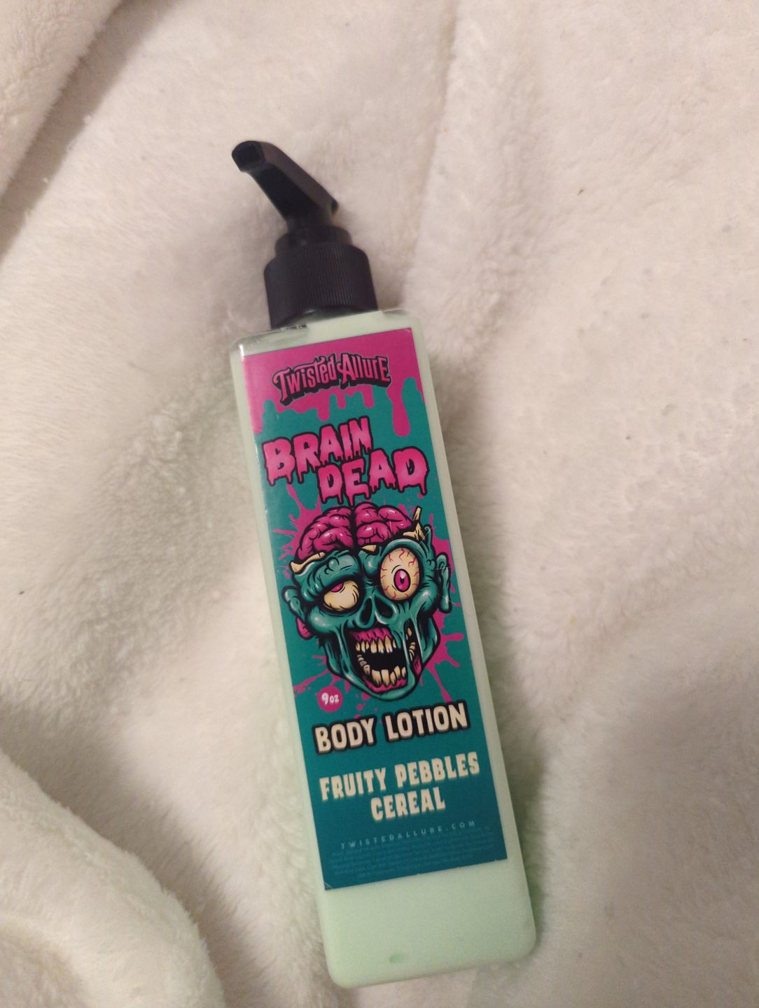 Customer photo review of Brain Dead Body Lotion (Fruity Pebbles Cereal)