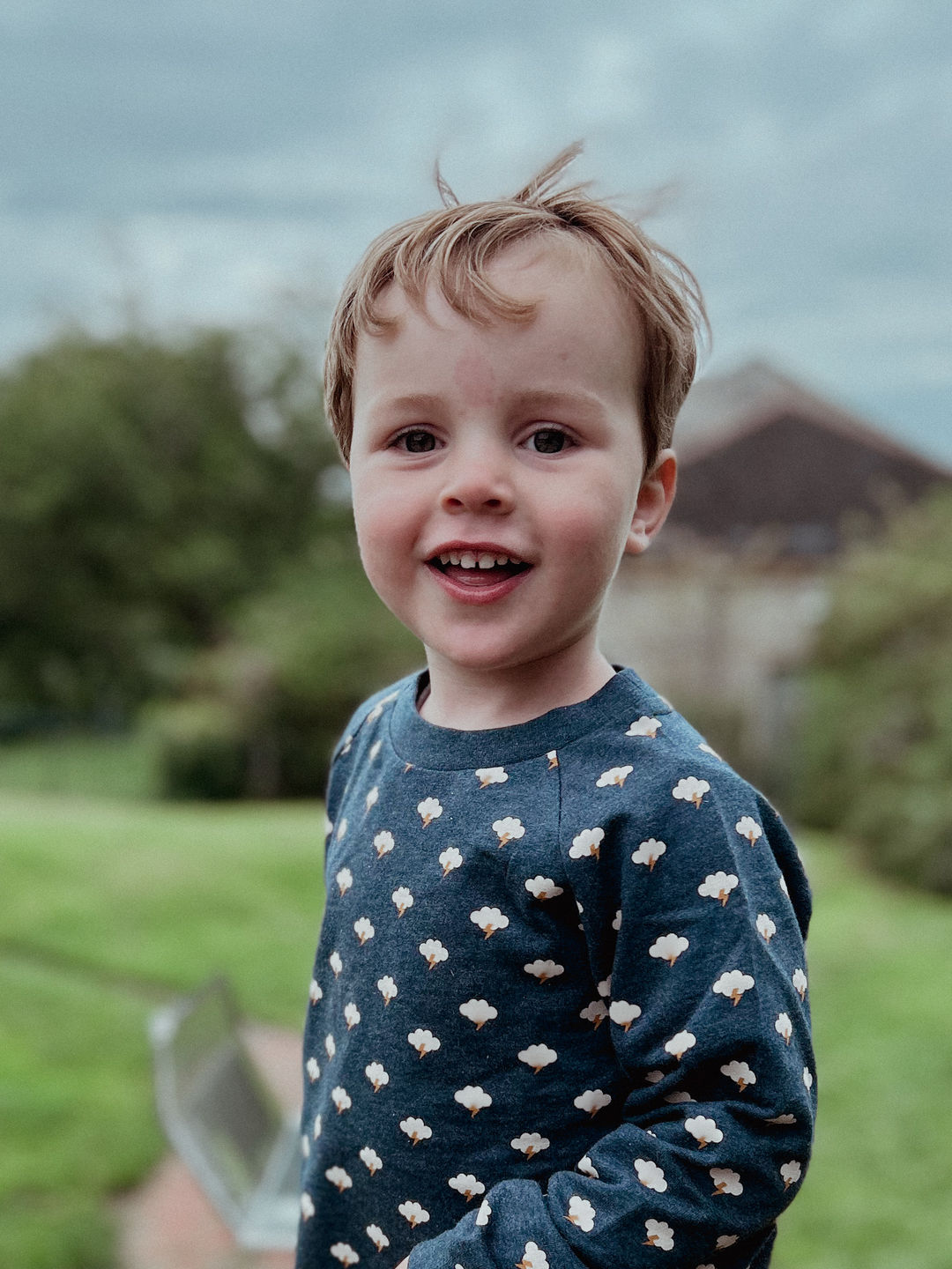 Customer photo review of Thunder & Lightning Marl Raglan Sweatshirt