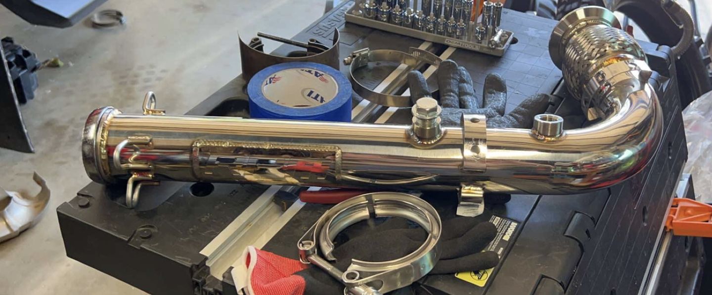 Customer photo review of RPM Big Mouth Cat Delete Bypass Mid Race Pipe Can-Am Maverick X3 Turbo R & RR