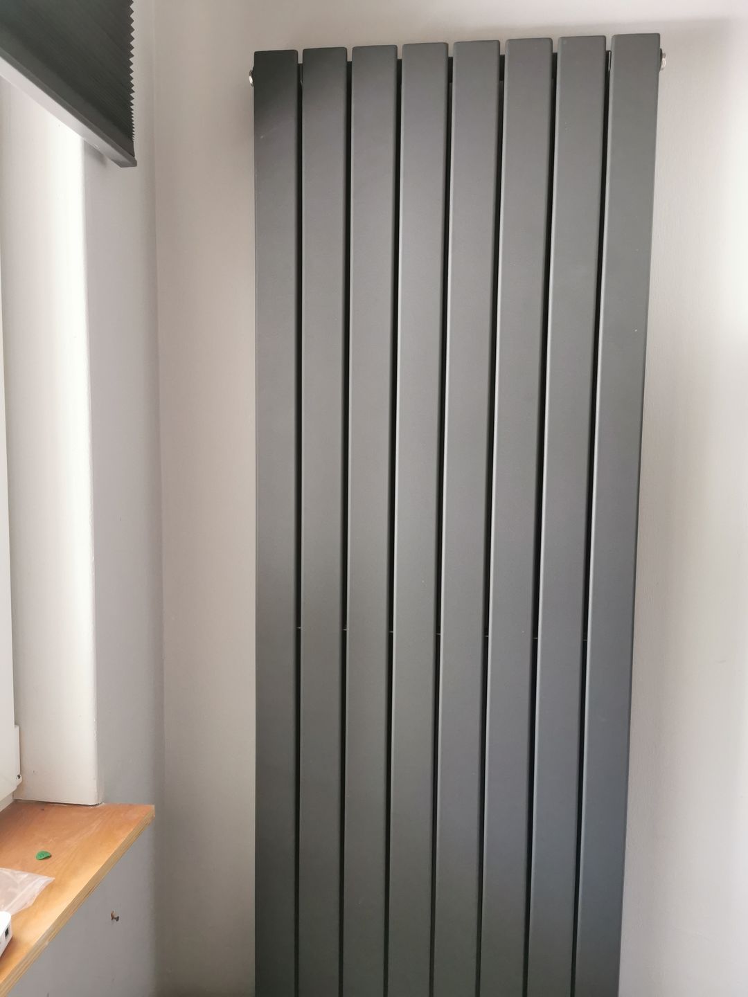 Customer photo review of SONNI Flach Heizkörper Paneelheizkörper Wandheizung Mittelanschluss 1800*616mm Anthrazit