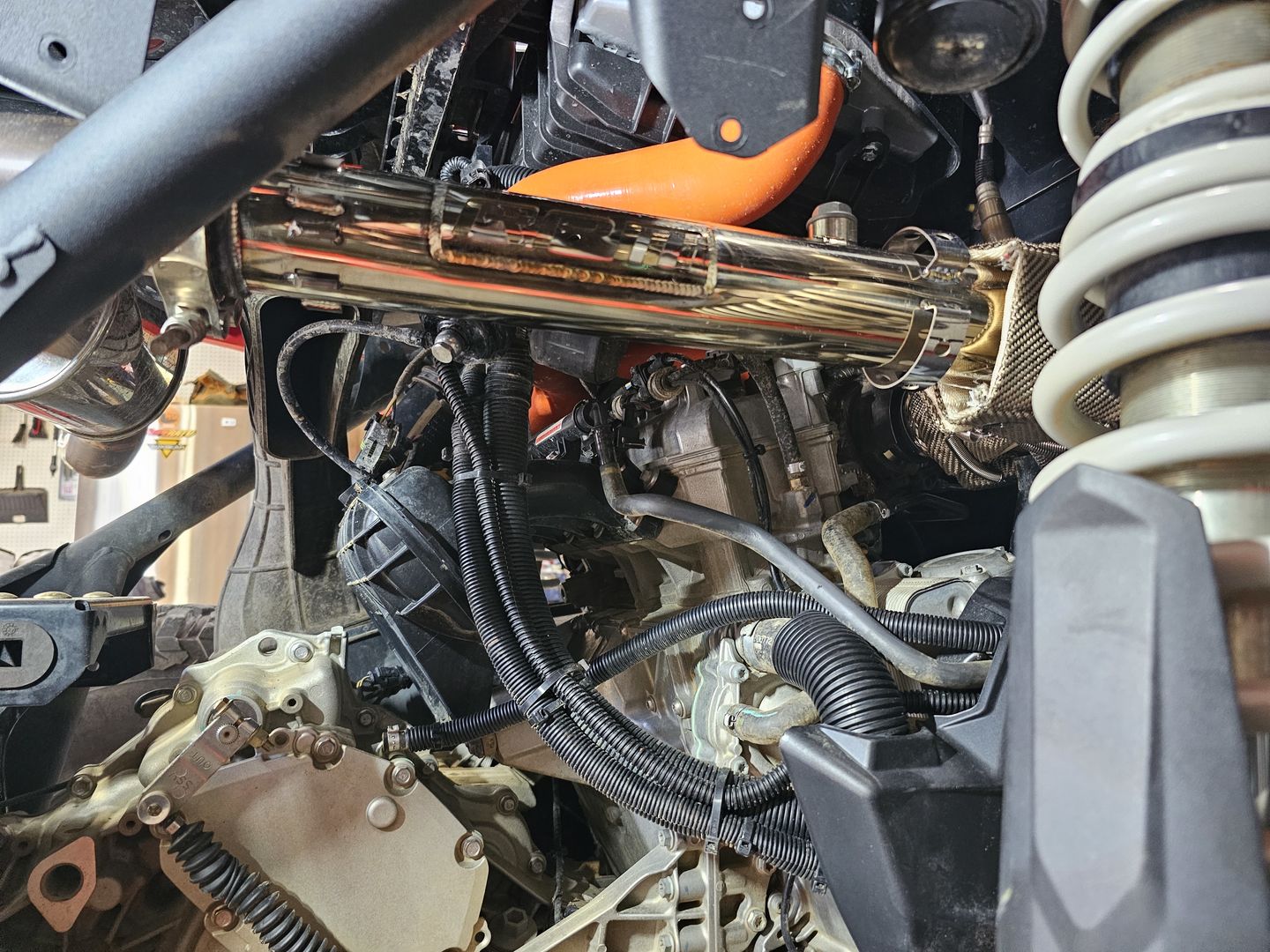 Customer photo review of RPM Big Mouth Cat Delete Bypass Mid Race Pipe Can-Am Maverick X3 Turbo R & RR