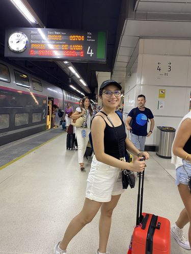 Customer photo review of Vestido corto de tirantes delgados Stretch